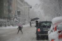 Neve, strade in pessime condizioni a Bolzano