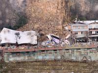 Bolzano, l'hotel Eberle crollato sotto la frana: le immagini realizzate oggi dalla funivia del Renon